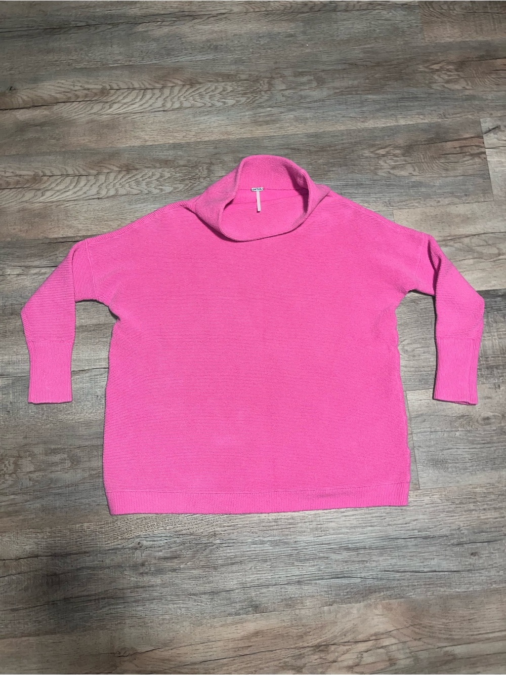 Free People Pink Ottoman Tunic Sweater Size S